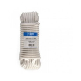 Corda di cavo EDM 87855 Bianco Gomma 15 m