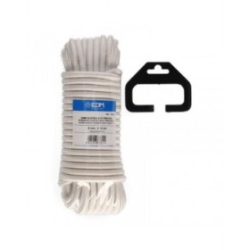 Corda di cavo EDM 87855 Bianco Gomma 15 m