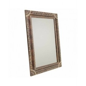 Specchio da parete Alexandra House Living 1 x 57 x 42 cm Rettangolare