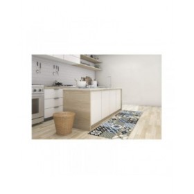 Tappeto in vinile Stor Planet Idraulico Azzurro 100 % PVC (60 x 200 cm)