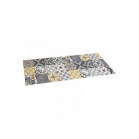 Tappeto in vinile Stor Planet Croma Patch Grigio 100 % PVC (50 x 140 cm)