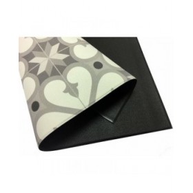 Tappeto in vinile Stor Planet CROMA PATCH Grigio 100 % PVC (60 x 200 cm)