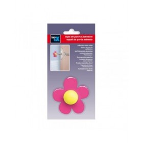 Arresto Inofix Fiore Porte Adesivo Rosa PVC