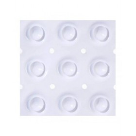 Tappetino Antiscivolo da Doccia 5five Bianco PVC (55 x 55 cm)