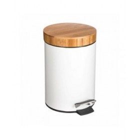 Cestino a pedale 5five Simply Smart Natureo Bianco Naturale 3 L