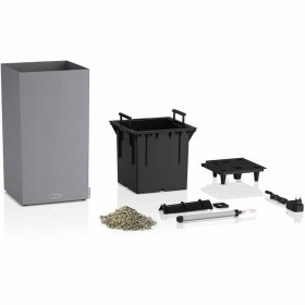 Vaso Autoirrigante Lechuza Grigio 40 x 40 x 56 cm LED