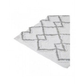 Tappeto da bagno 5five Simply Smart Grigio Cotone 50 x 75 cm