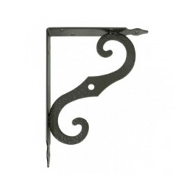Supporto da Parete AMIG 2-8 202 Mensole Nero Acciaio (20 x 15 cm)
