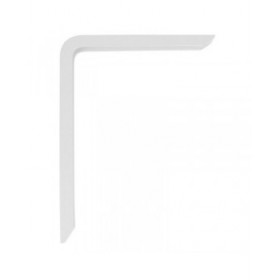 Supporto da Parete AMIG 4plus-21112 Mensole Alluminio Bianco (30 x 20 cm)