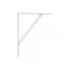 Supporto da Parete AMIG 9-5774 Mensole Acciaio Bianco (30 x 22,5 cm)