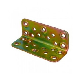 Staffa ad angolo AMIG 304-12142 Bicromato Dorato Acciaio 10 x 10 cm