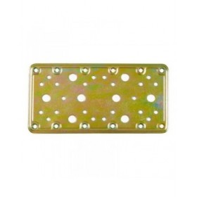 Piastra di Fissaggio AMIG 503-12124 Bicromato Dorato Acciaio (200 x 100 mm)