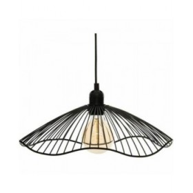 Lampadario Atmosphera Cháteau 40W Nero Metallo (Ø 34 x 15,5 cm)