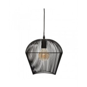 Lampadario Atmosphera Jena Nero 40W Metallo (26 x 26 x 25 cm)