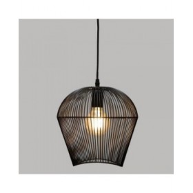 Lampadario Atmosphera Jena Nero 40W Metallo (26 x 26 x 25 cm)