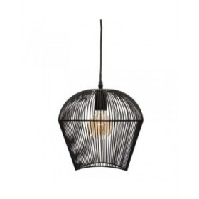 Lampadario Atmosphera Jena Nero 40W Metallo (26 x 26 x 25 cm)