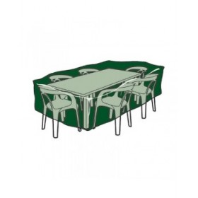 Custodia Protettrice Altadex Mobili da giardino Verde Poliestere Plastica 205 x 325 x 90 cm