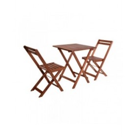Tavolo con 2 sedie EDM Marrone
