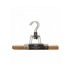 Gruccia per Pantaloni 5five Simply Smart Marrone Naturale Legno 25 x 16,3 cm Pantaloni