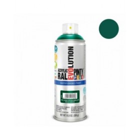 Vernice spray Pintyplus Evolution RAL 6005 Base d'acqua Moss Green 400 ml