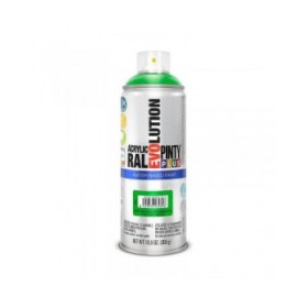 Vernice spray Pintyplus Evolution RAL 6018 Base d'acqua Yellow Green 400 ml