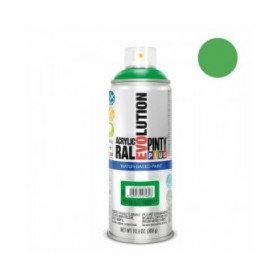 Vernice spray Pintyplus Evolution RAL 6018 Base d'acqua Yellow Green 400 ml