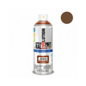 Vernice spray Pintyplus Evolution RAL 8011 Base d'acqua Nut Brown 400 ml