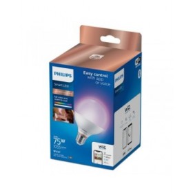 Lampadina LED Philips Wiz G95 Smart Full Colors F 11 W E27 1055 lm (2200K) (6500 K)