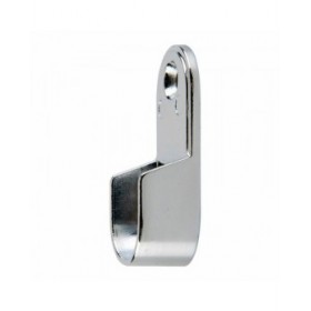 Supporto per asta dell'armadio Stor Planet 2,5 x 1,5 cm Argentato (2 Unità)