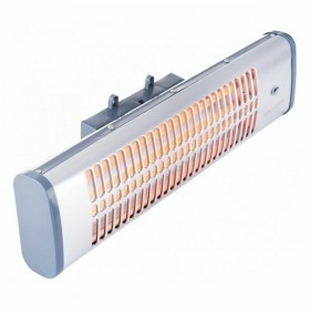 Stufa Elettrica al Quarzo Haeger BH-120.003A Argentato 1200 W