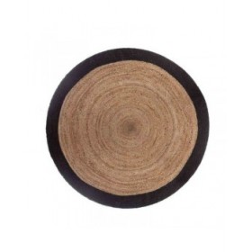 Tappeto Atmosphera Nero Ø 120 cm Juta