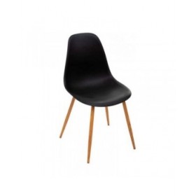 Sedia da Sala da Pranzo Atmosphera Taho Nero polipropilene (47 x 53 x 85 cm)