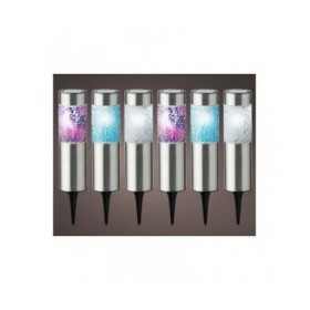 Set di picchetti solari da giardino Lumineo Gaudi Luce LED Faro