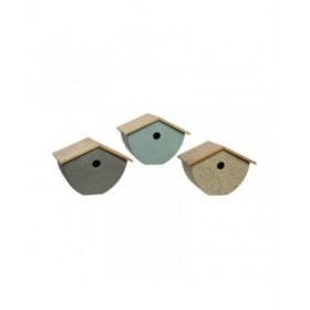 Casetta Uccello Decoris Legno 13,5 x 12 x 17,3 cm