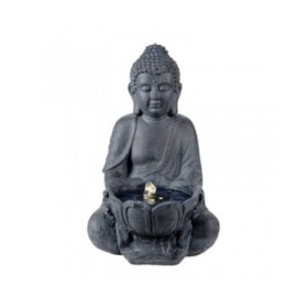 Fontana da giardino Lumineo Buddha Resina (29,5 x 28 x 45 cm)
