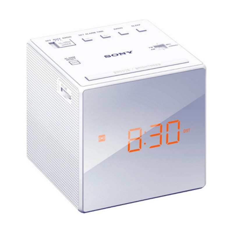 Radio Sveglia Sony ICFC1W.CED LED Bianco