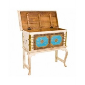 Baule Alexandra House Living Legno di mango 40 x 80 x 90 cm