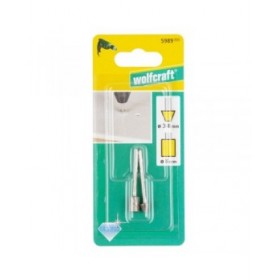 Mole abrasive Wolfcraft 5989000 Conica Cilindrica Ø 8 mm (2 Pezzi)