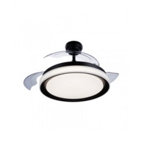 Ventilatore da Soffitto con Luce Philips Atlas Nero 35 W 28 W 4500 Lm (2700 K)