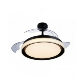 Ventilatore da Soffitto con Luce Philips Atlas Nero 35 W 28 W 4500 Lm (2700 K)