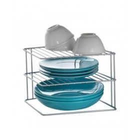 Contenitore per Sistemare per Mobile da Cucina Metaltex Palio 3 Mensole Metallo (25 x 25 x 19 cm)