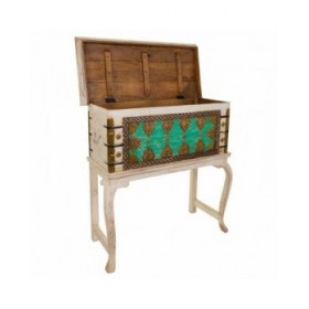 Baule Alexandra House Living Legno di mango 41 x 90 x 90 cm