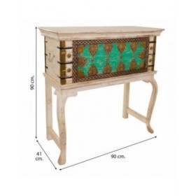 Baule Alexandra House Living Legno di mango 41 x 90 x 90 cm