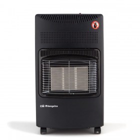 Stufa a Gas Orbegozo HCE 73 Nero