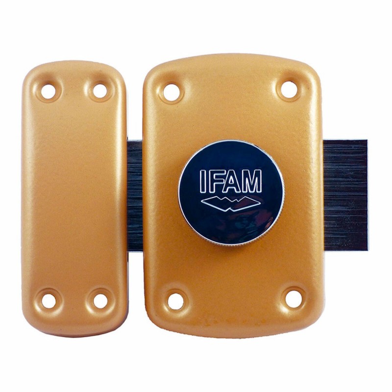 Chiavistello di sicurezza IFAM B5/50 Acciaio Ottone Sovrapporre