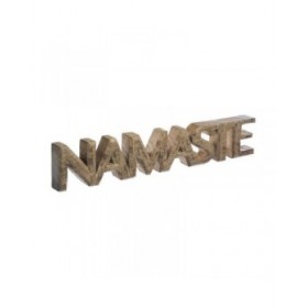 Statua Decorativa Atmosphera Namaste Legno di mango (54 x 3,5 x 10 cm)