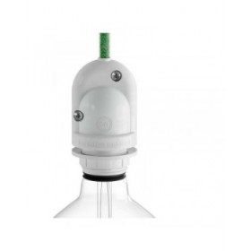 Portalampada Bianco Termoplastico