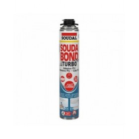 Schiuma Soudal SoudaBond Turbo Poliuretano Pistola 750 ml