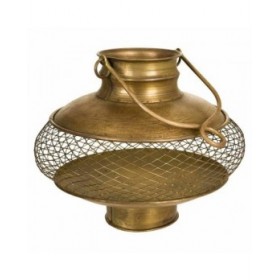 Vaso Alexandra House Living Ottone Ferro 29 x 26 x 29 cm