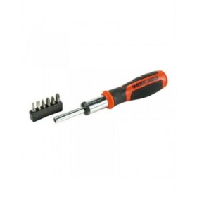 Set di punte con cacciavite Black & Decker BDHT0-62129 6 Pezzi